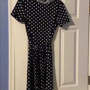 SHEIN Navy/White Dress